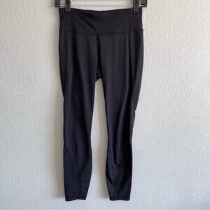 Lululemon Scalloped Mesh Leggings Black‎ Size 4